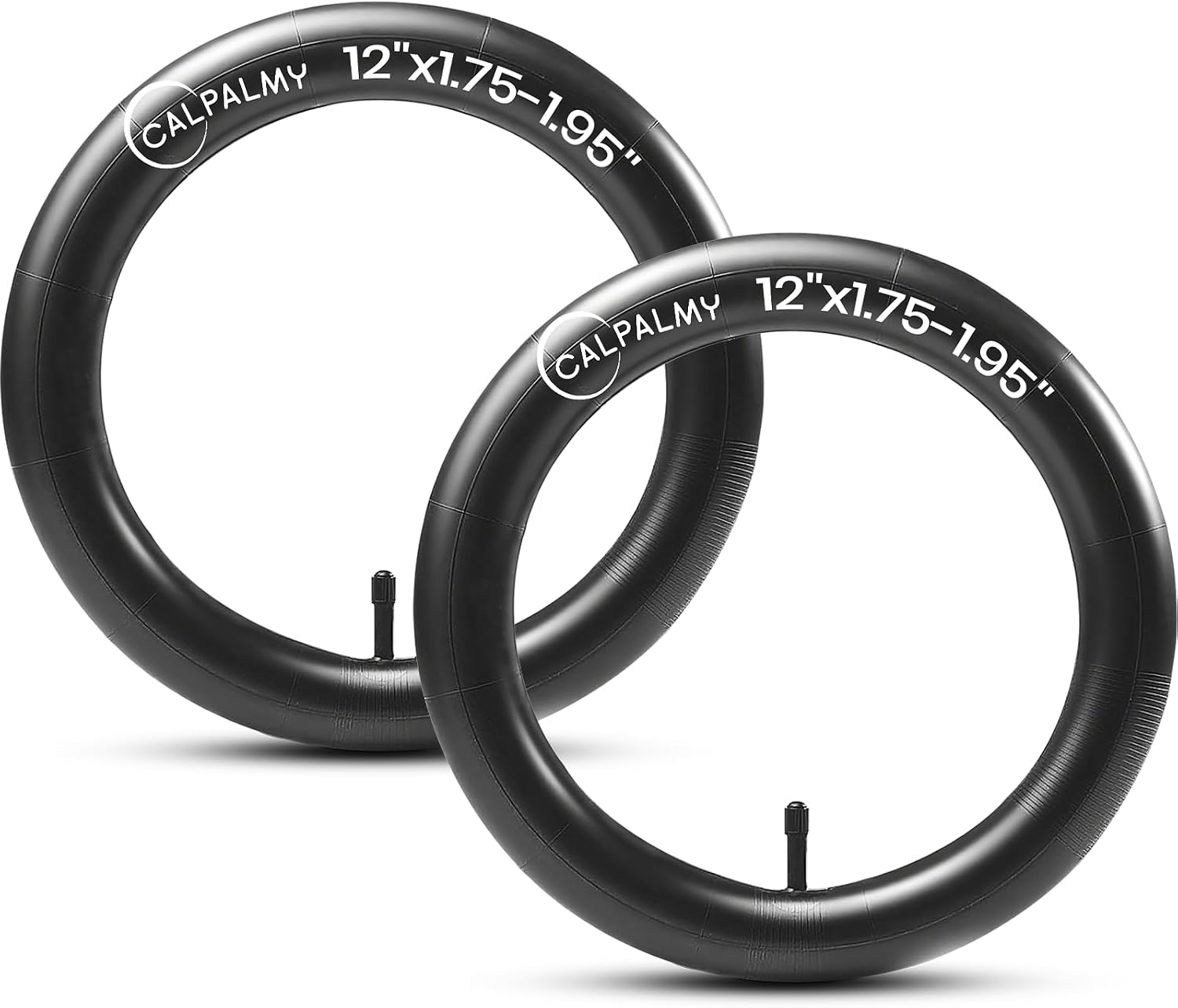 CALPALMY 12"/14"/16"/18"/20"/22"/24"/26"/28" Kids Bike Inner Tubes (2 Pack), Width Fit 1.75/1.95/2.125 with Schrader Valve
