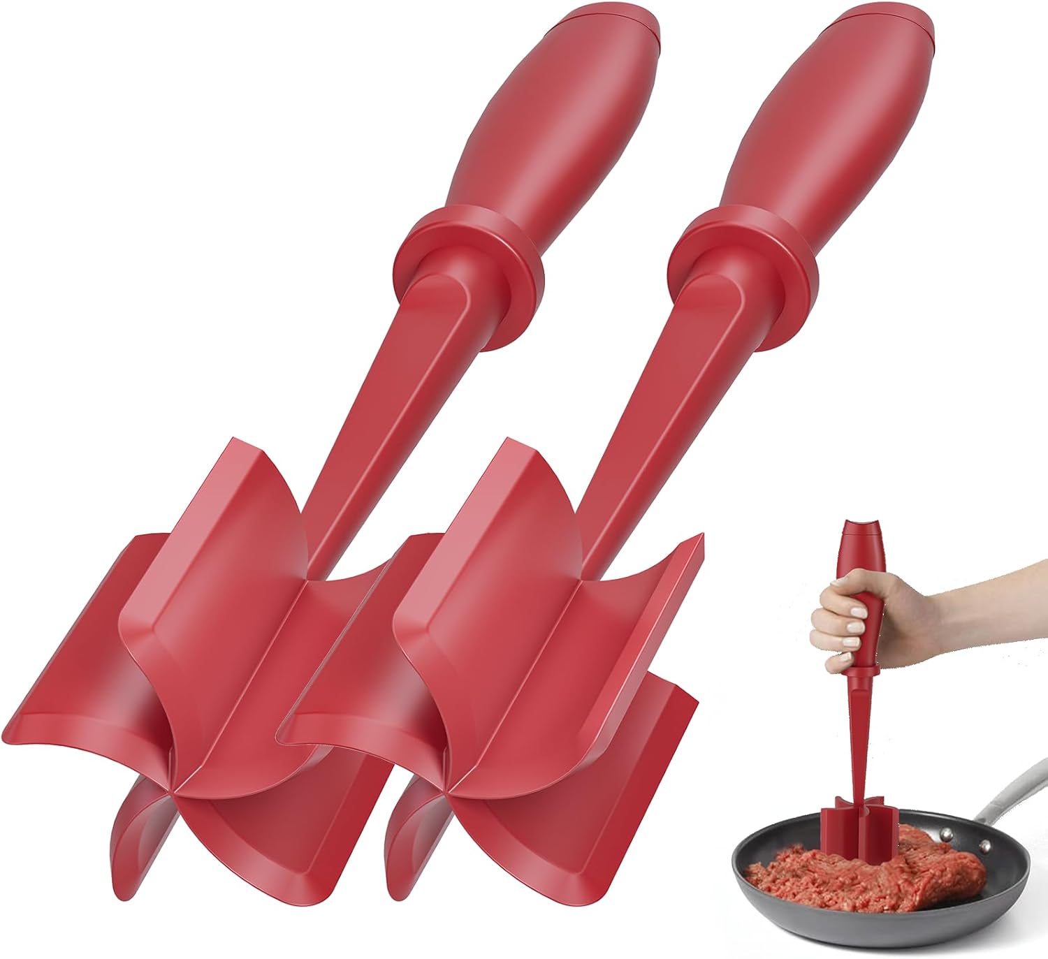 PGYARD Meat Chopper Hamburger Grinder, Kitchen Smasher for Ground Beef