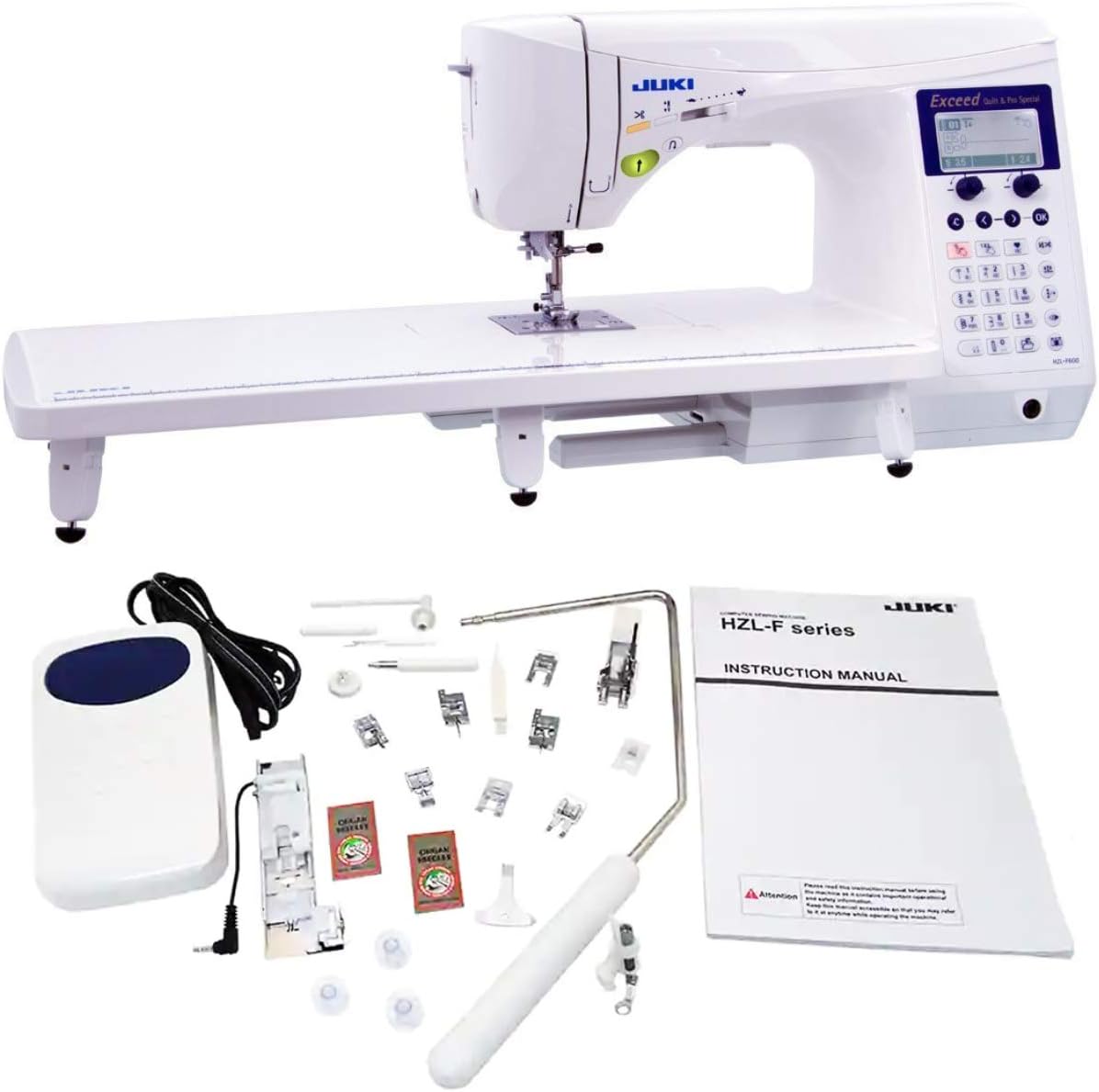 Juki HZL-F600 Computerized Sewing and Quilting Machine