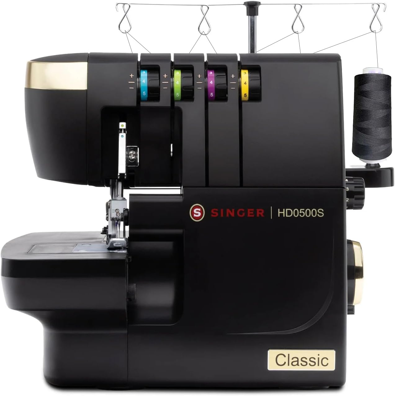 SINGER® X5004-HD Serger Overlock Machine, 2-3-4 Thread Capability