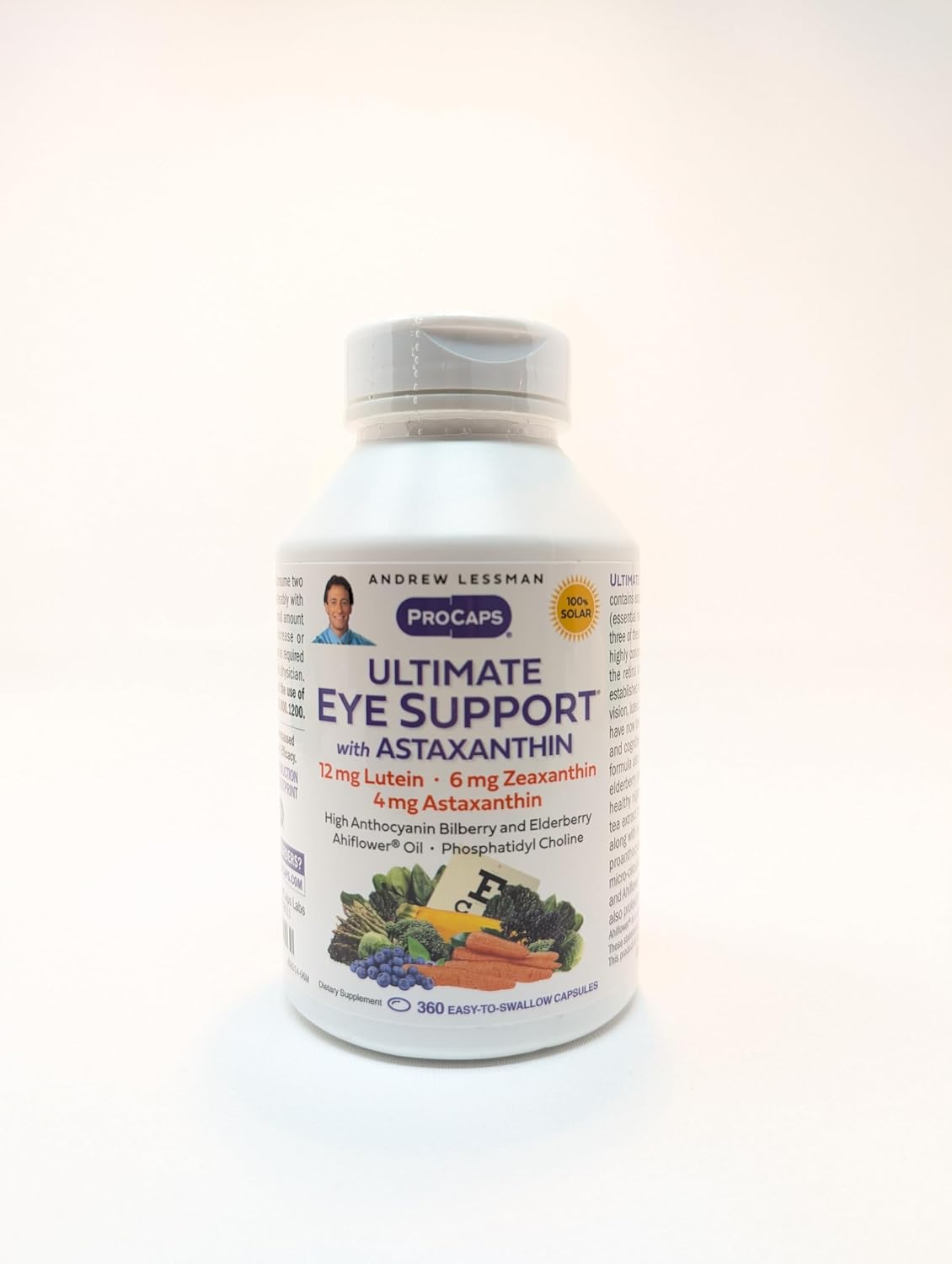 ANDREW LESSMAN Ultimate Eye Support + Astaxanthin 12mg - 30 Softgels