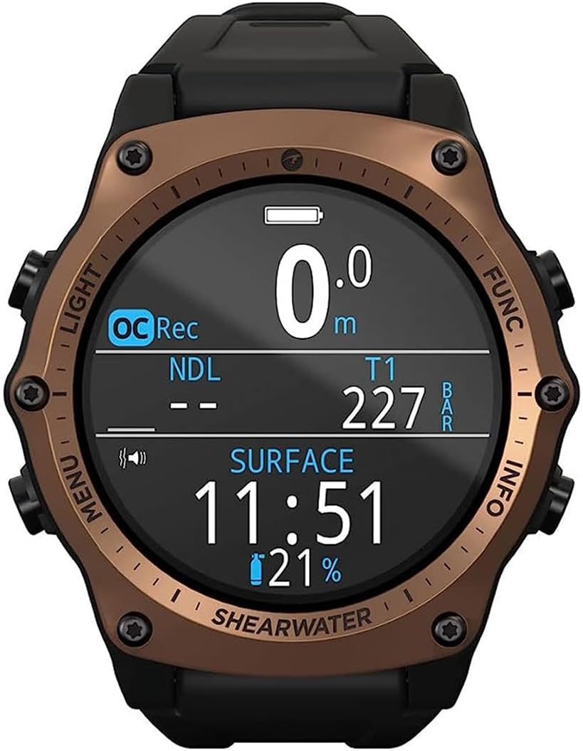 Shearwater Teric Dive Computer with GPS Transmitter, Bronze Journey Edition