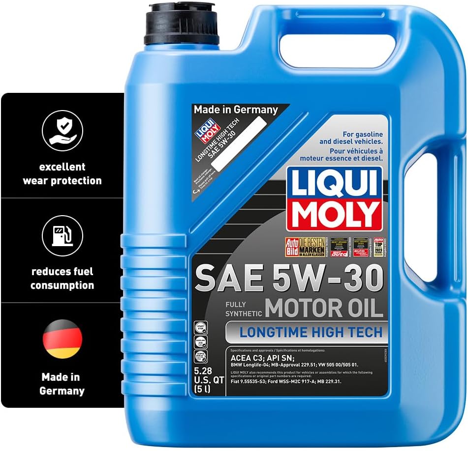 LIQUI MOLY Longtime High Tech SAE 5W-30 | 1 L | Fully synthetic engine oil | SKU: 2038