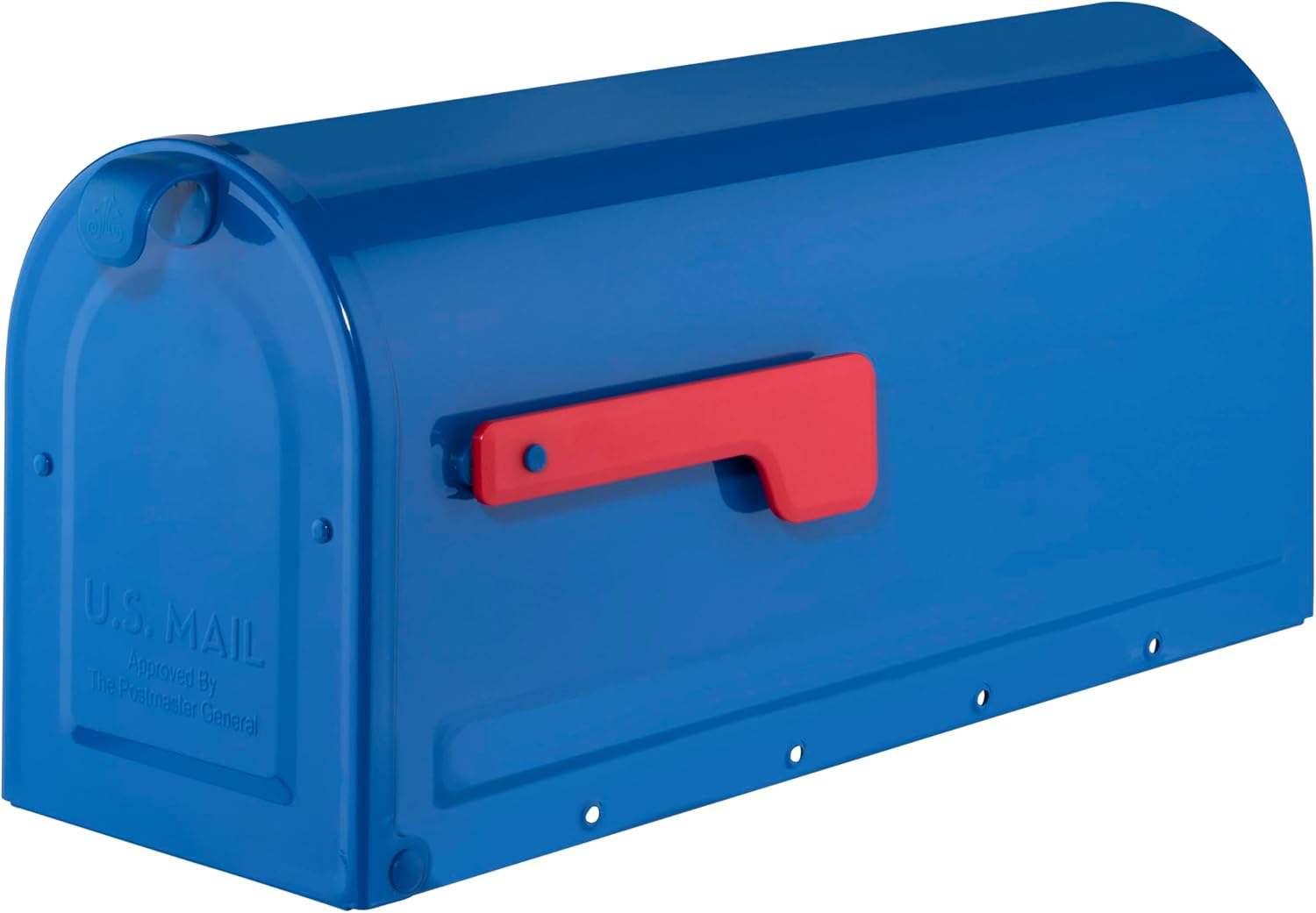 ARCHITECTURAL MAILBOXES 7600P-10 MB1 Mailbox, Medium, Pewter | Galvanized steel build for outside with rust-resistant powder-coat finish and a magnetic door closure. USPS approved.