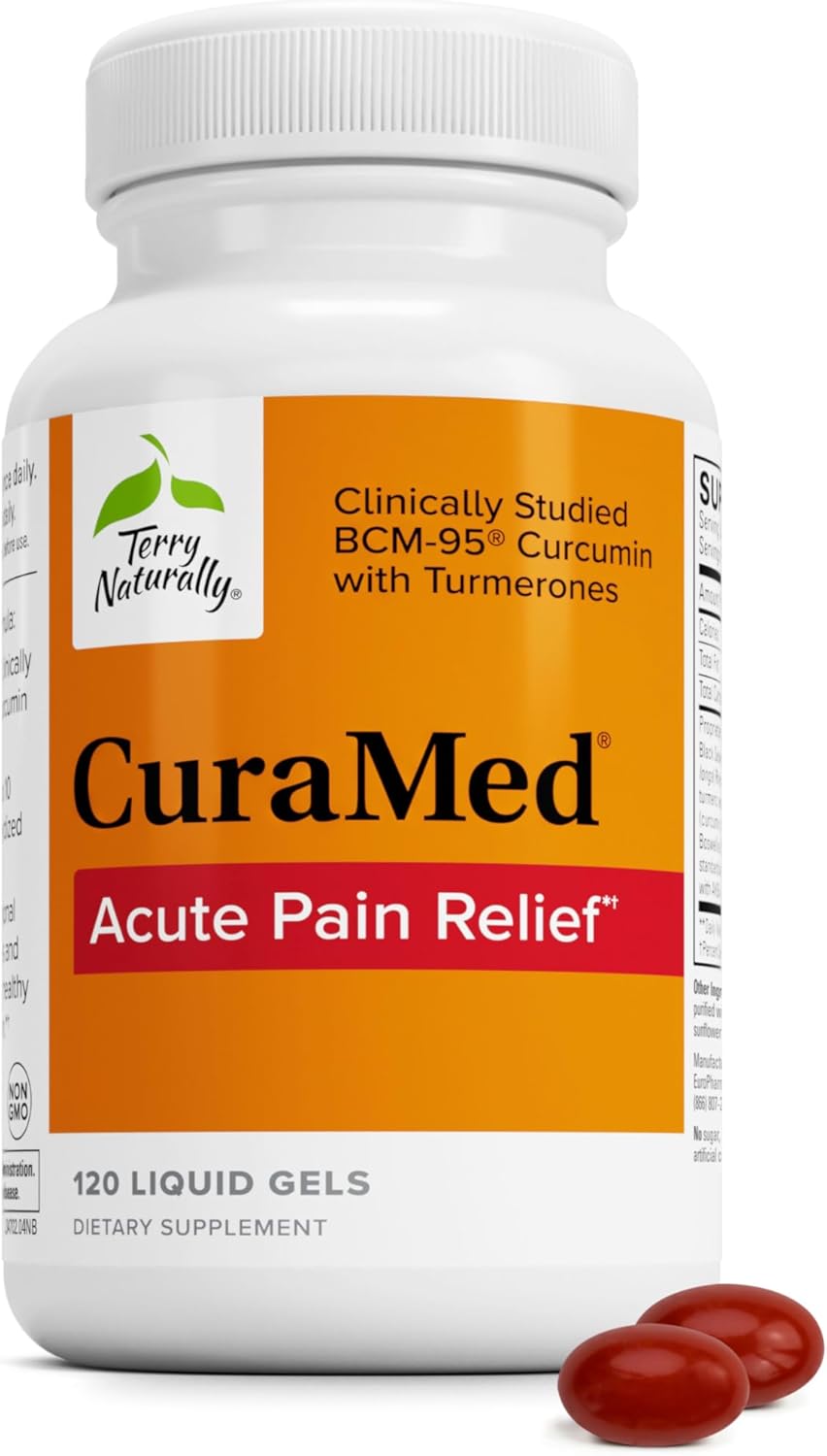 Terry Naturally CuraMed Acute - Muscle Soreness & Pain Relief - 60 Count