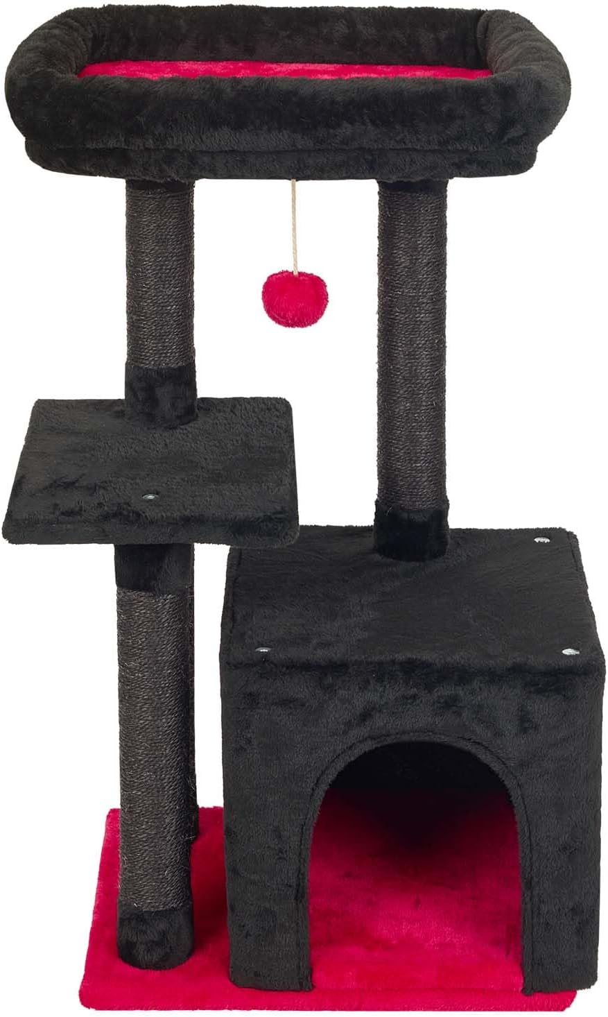 Cute Cat Tree Kitten Cat Tower Condo Cat Furniture Sisal Scratching Posts G