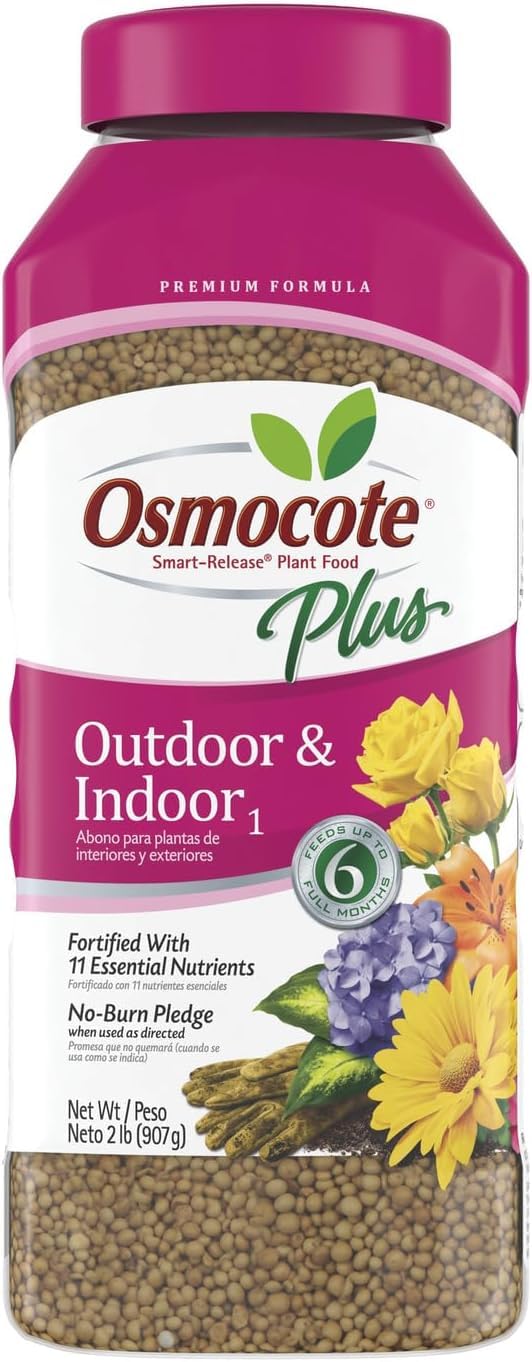 Osmocote Smart-Release Plant Food Flower & Vegetable, 4.5 lb. | For Edible Plants, Seasonal Vegetables, Fruits, Flowers, Herbs and More