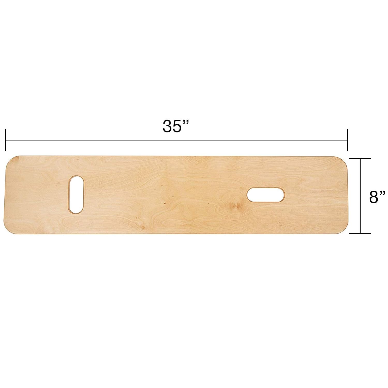 Sammons Preston Bariatric Transfer Board for Wheelchair Users, Sliding Board with Handles, 35" Medical Transfer Board
