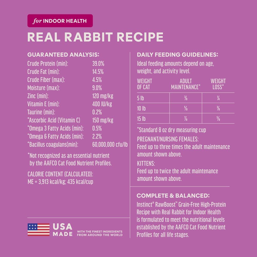 Instinct RawBoost, Dry Cat Food + Freeze Dried, Real Chicken, 10 lb Bag | High-protein kibble with FreshDried raw bites, grain-free, cage-free chicken recipe, minimally processed, complete nutrition