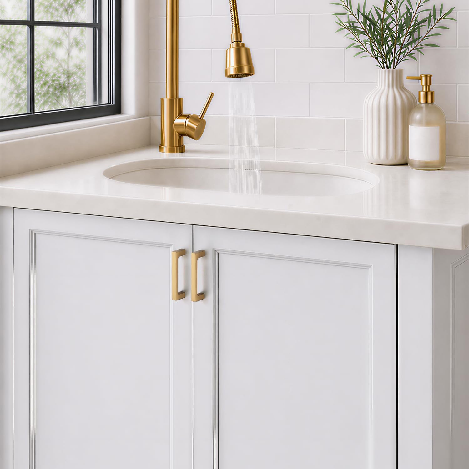 Ravinte Matte Black Kitchen Cabinet Handles 3 Inch Pulls 10 Pack