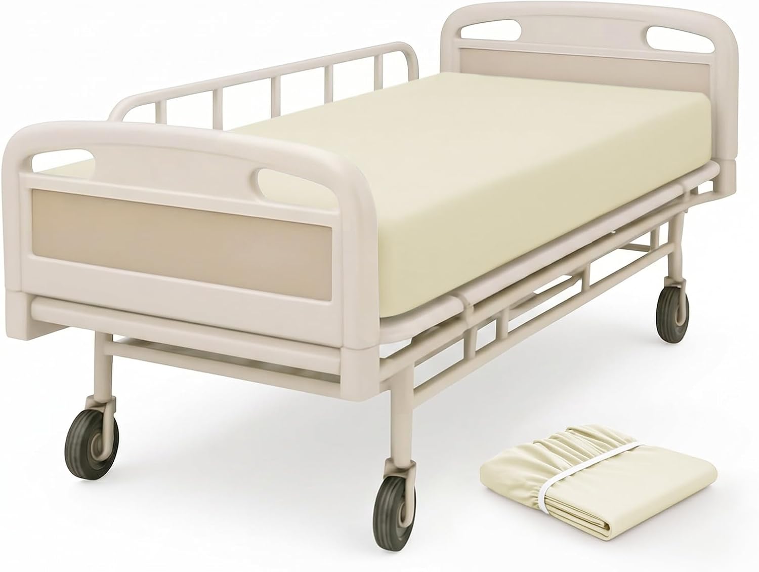 VACVELT 4 Pack Hospital Bed Fitted Sheet, 36x80 12-Inch Pocket, Pink | Premium Microfiber Fabric, 360-Degree Elastic, Skin-Friendly, Wrinkle Resistant, Machine Washable, For Home Hospital Beds