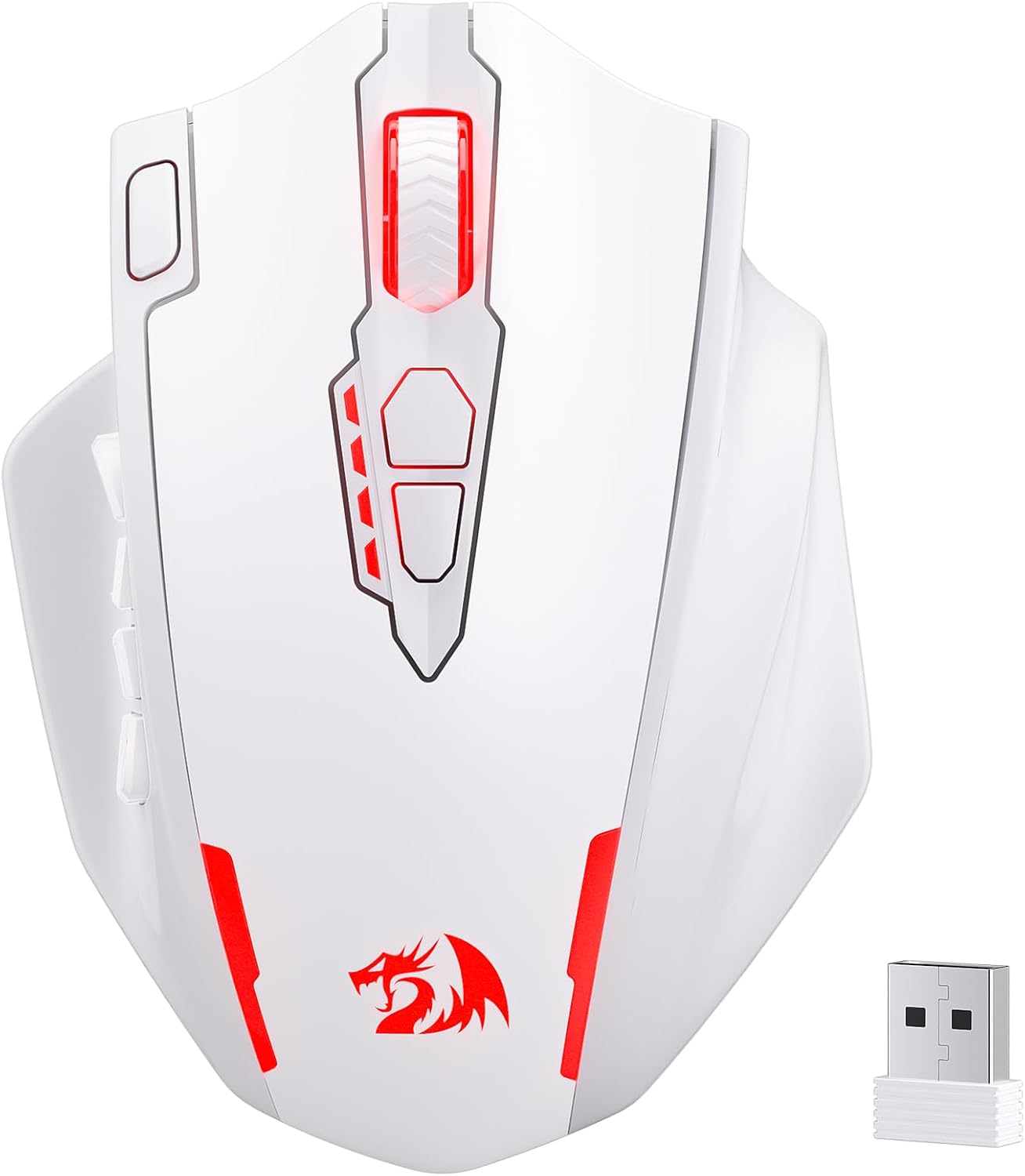Redragon M908 Wired MMO RGB Gaming Mouse 12400 DPI Remapping Keys | Stable Lag-Free Connection, Redefine Keybinding Macro, Vibing Backlight, Ergonomic Grip Body Comfort
