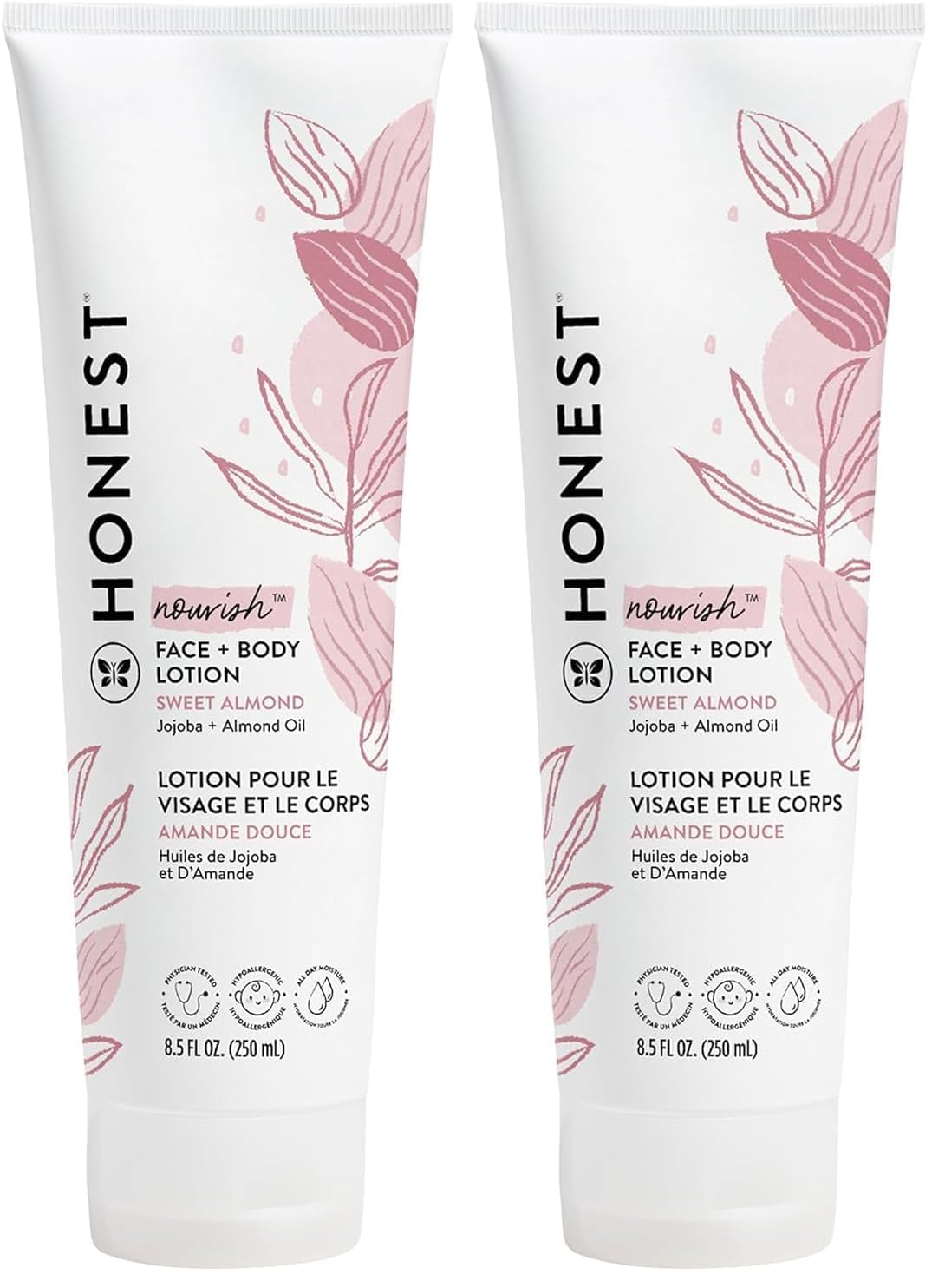 The Honest Company Face and Body Lotion, Fragrance-Free, 8.5 fl oz