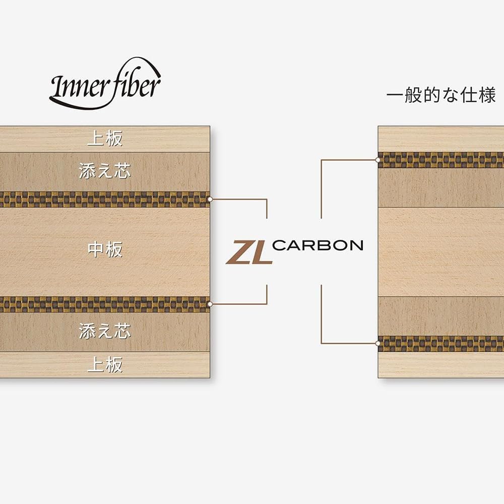 Butterfly Apolonia ZLC Table Tennis Blade - ZL Carbon Blade - Professional Table Tennis Blade - Available in AN, FL, and ST Handle Styles - Made in Japan