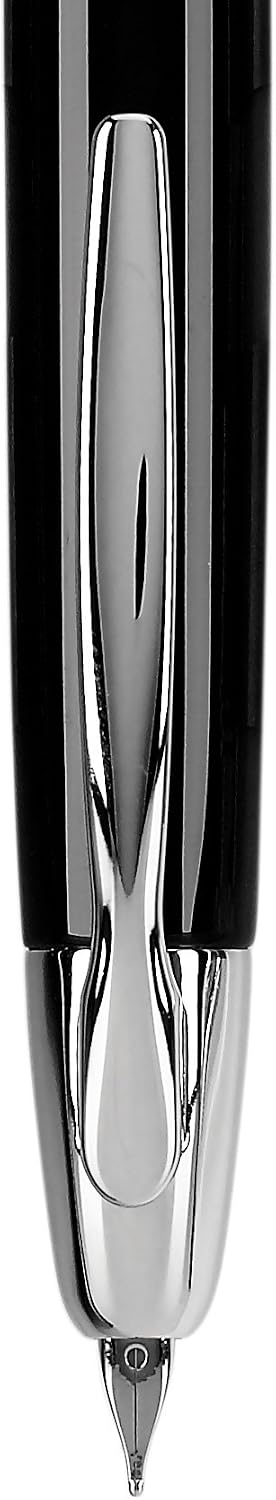 PILOT Vanishing Point Collection Refillable & Retractable Fountain Pen, Matte Black Barrel, Blue Ink, Fine Nib (60580)