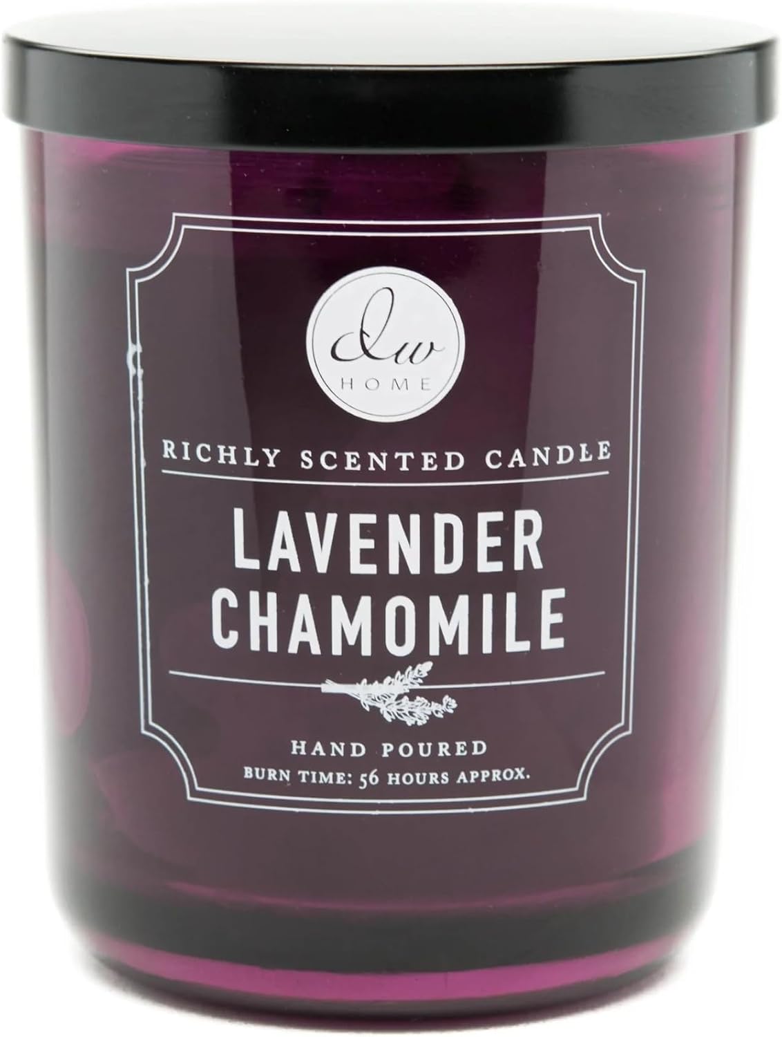 DW Home Relaxing Lavender Scented Candle for Home, 9 oz, 8.8 oz Candle Jar, Up to 33H Burn Time, Luxury Scented Candle for Relaxation, Gifting, Home Décor