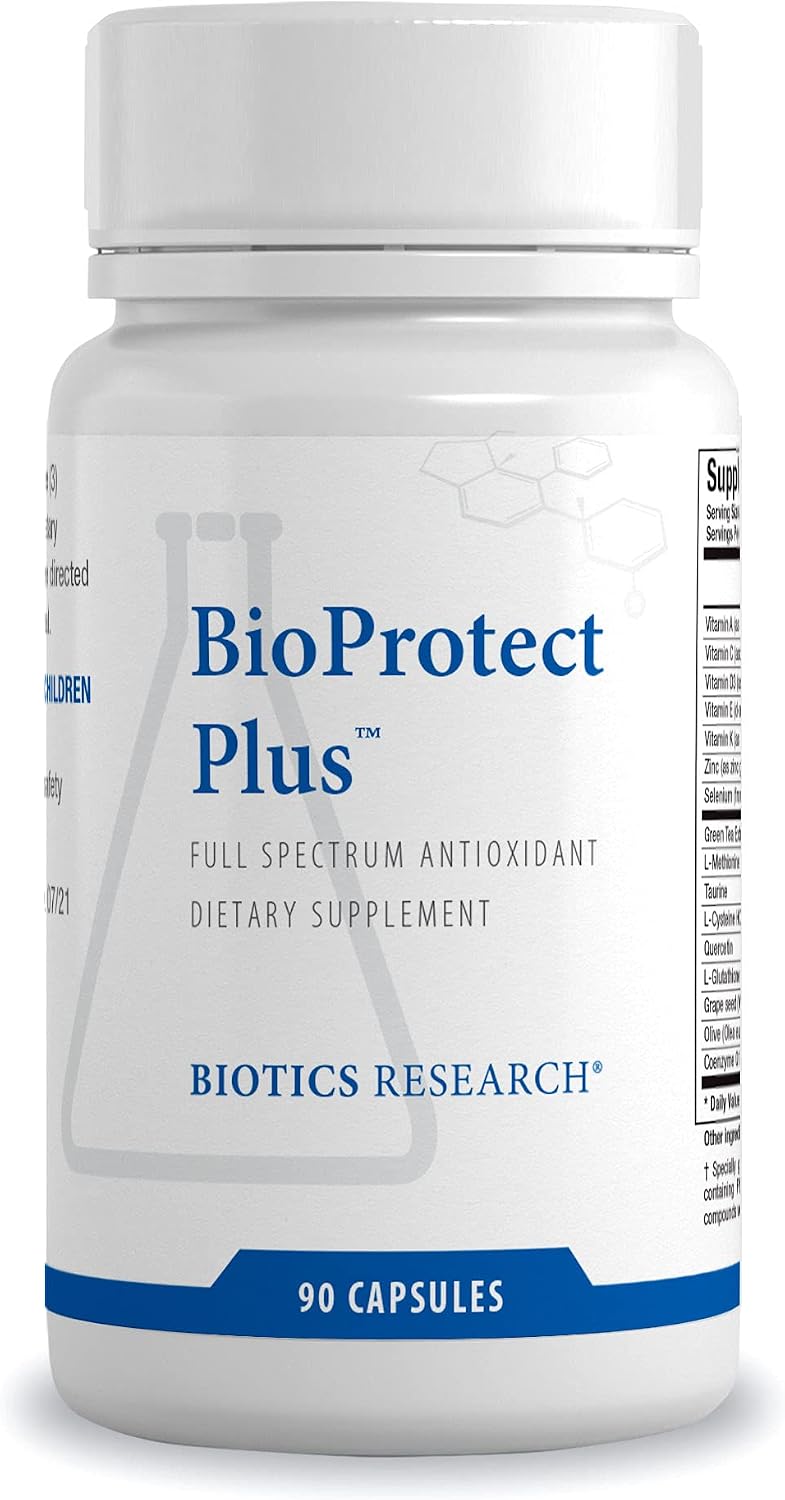 BIOTICS RESEARCH BioProtect Plus Protects Body from Oxidative Damage, Supports Overall Health, Immune Health, Cardiovascular Health. Glutathione