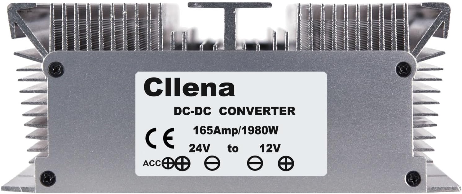 DC 24V to 12V 40A 480W Buck Transformer Waterproof Step-Down Voltage Converter Regulator