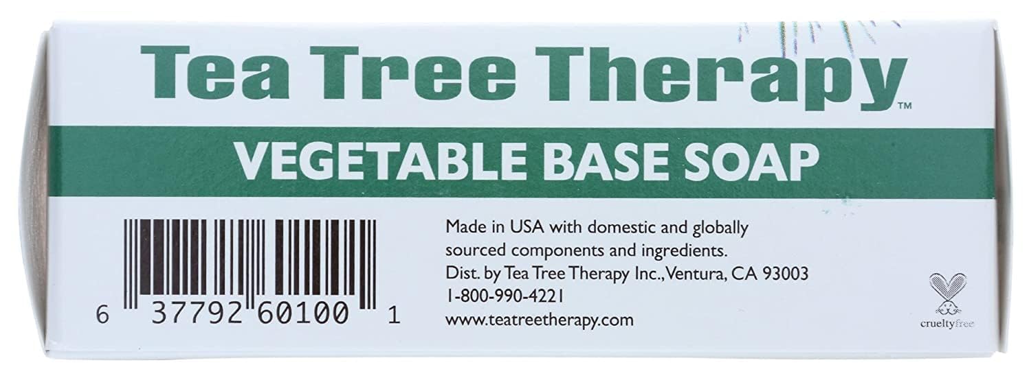 Tea Tree Therapy Vegetable Base Soap with Tea Tree Oil - 3.9 oz - Pack of 9