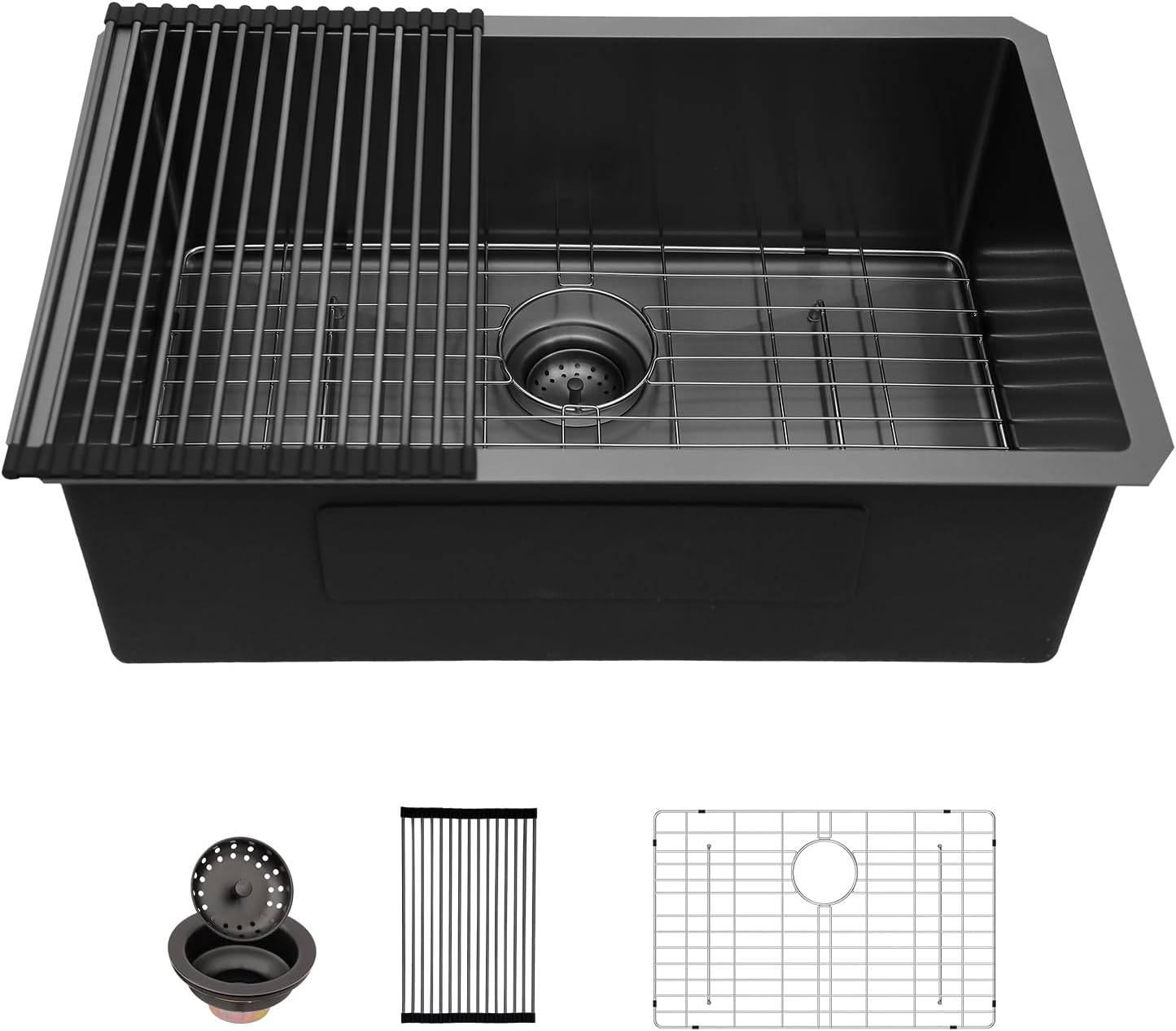 Sarlai 21 Inch Undermount Laundry Sink 21x18x12 Inch Undermount Laundry Utility Sink Deep Single Bowl 16 Gauge Stainless Steel Laundry Tub Sinks