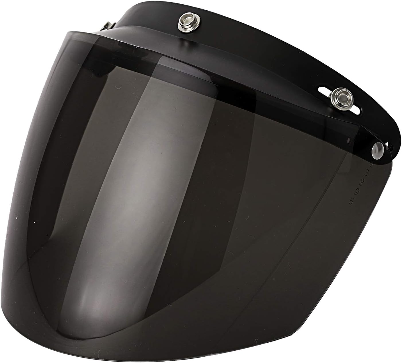 3-Snap Flip Shield Visor for Motorcycle Helmets (Clear)