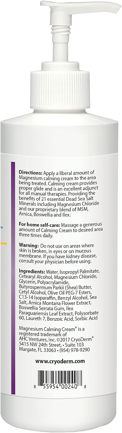 Magnesium Calming Cream 8 oz