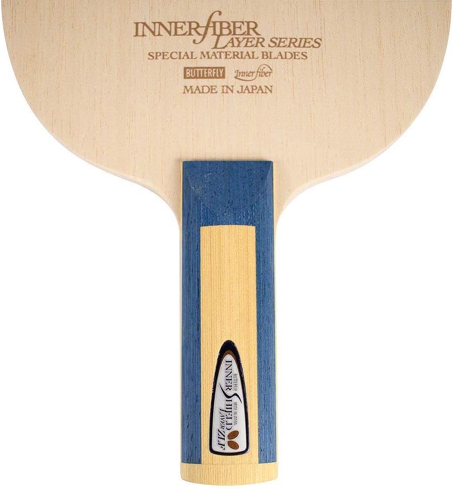Butterfly Innershield Layer ZLF Blade - ZL Fiber Blade - Professional Butterfly Table Tennis Blade - Available in FL and ST Shakehand Handle Styles - Made in Japan