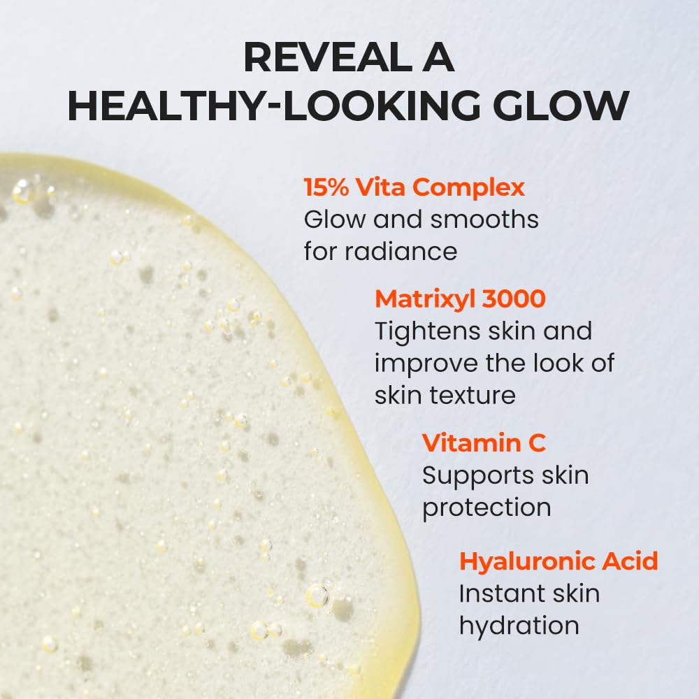[SKIN&LAB] Vitamin C Serum for Face with Hyaluronic Acid and Niacinamide | Korean Skincare (1.01 fl oz)