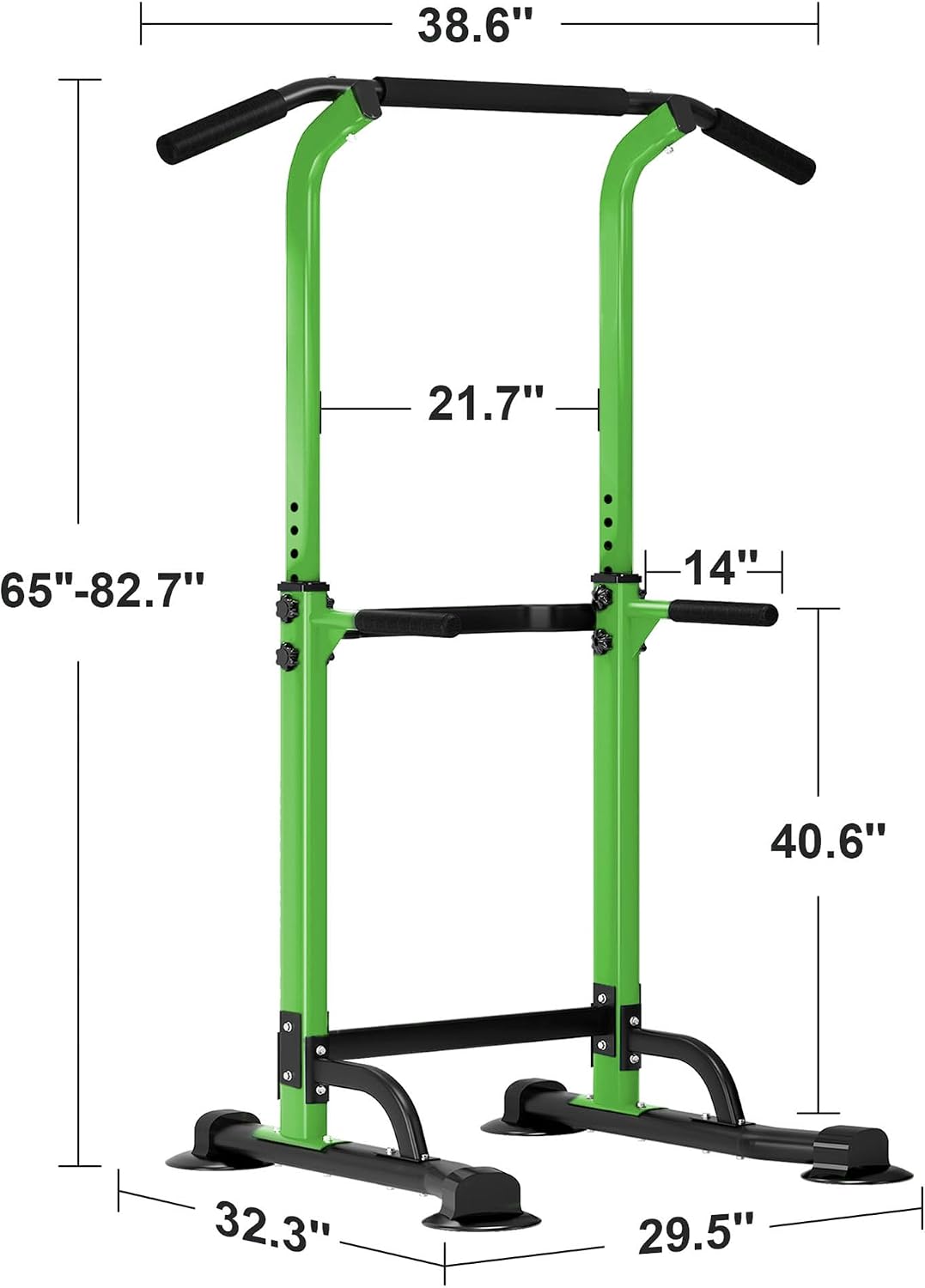 SogesHome Multi-Function Power Tower Pull Up Bar Dip Station for Home Gym