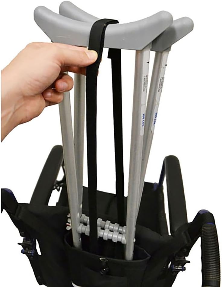 Crutch Carrier for Manual Wheelchairs