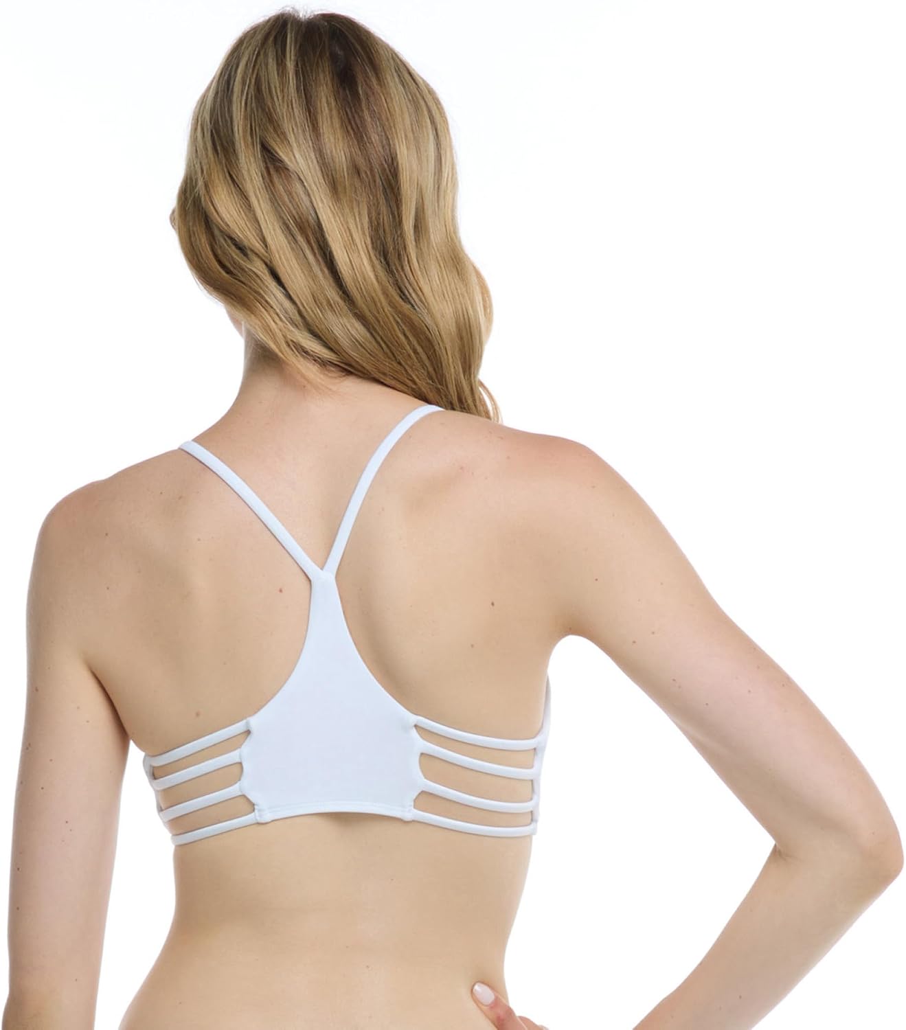 Body Glove Standard Smoothies Alani Solid Strappy Back Bikini Top for Women