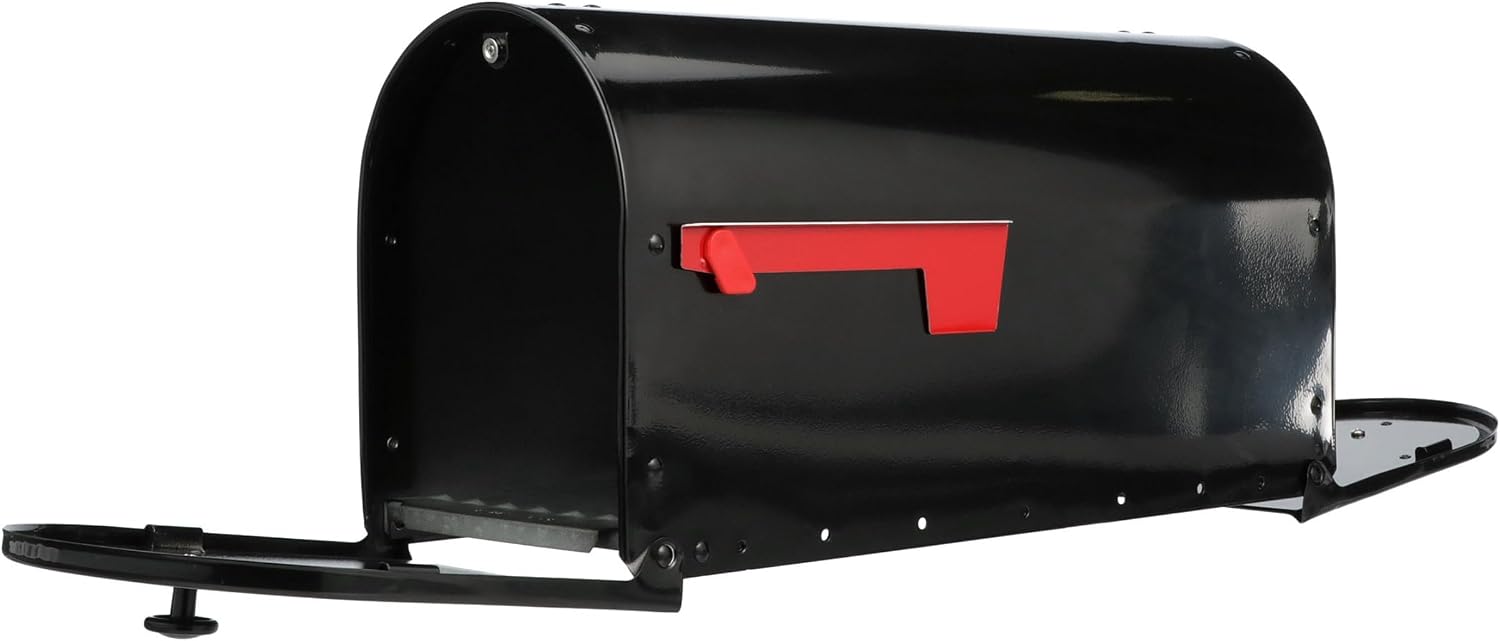 Gibraltar Mailboxes OM160BEC Outback Double Door, Large Capacity Mailbox, Black