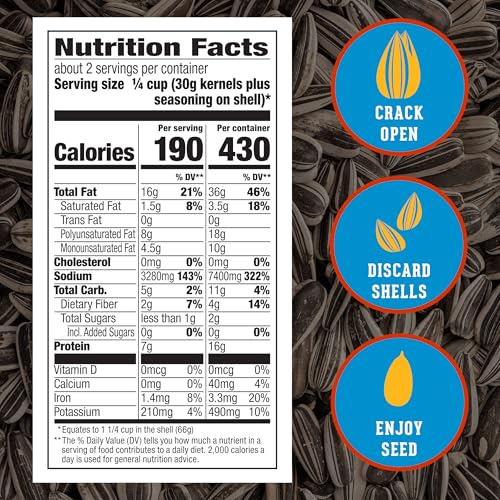 DAVID Jumbo Sunflower Seeds, Buffalo Style Ranch Flavor, 5.25 oz.