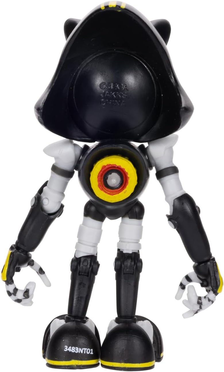 Sonic the Hedgehog 4-inch Metal Sonic 3.0 Action Figure with Red Star Accessory. Ages 3+ (Officially licensed by Sega)