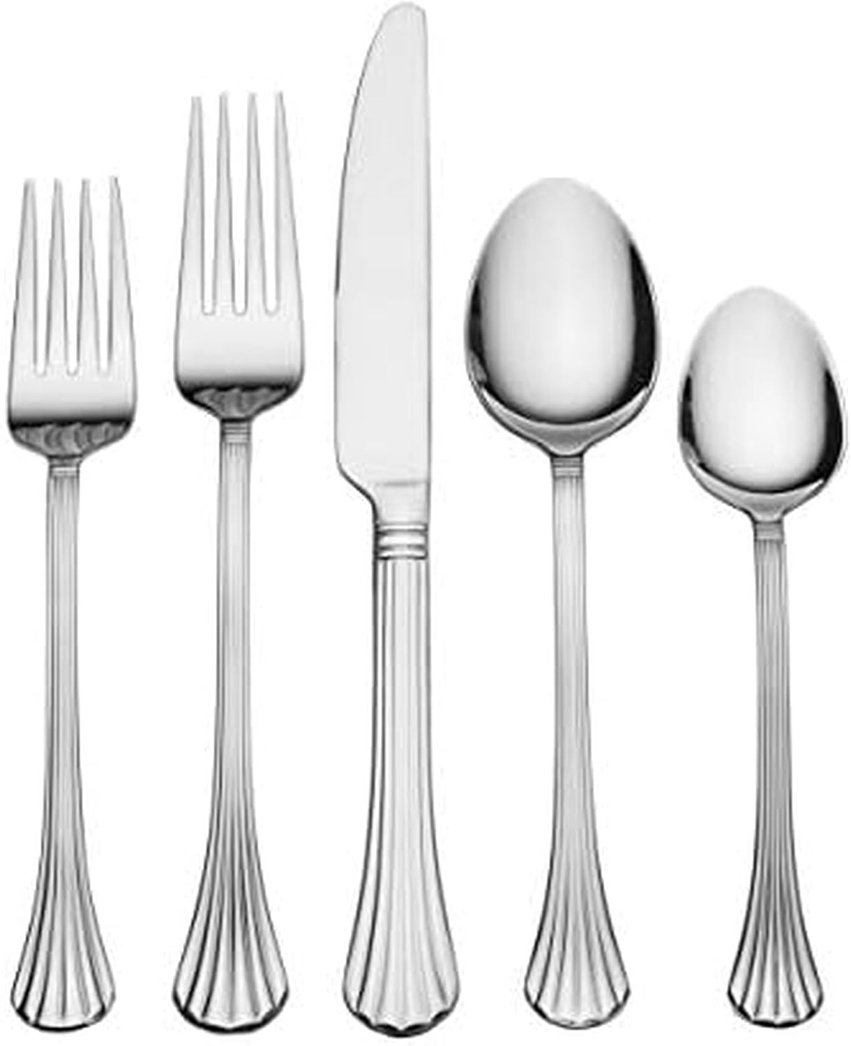 Pfaltzgraff Beckham 20-Piece Stainless Steel Flatware Set, Service for 4