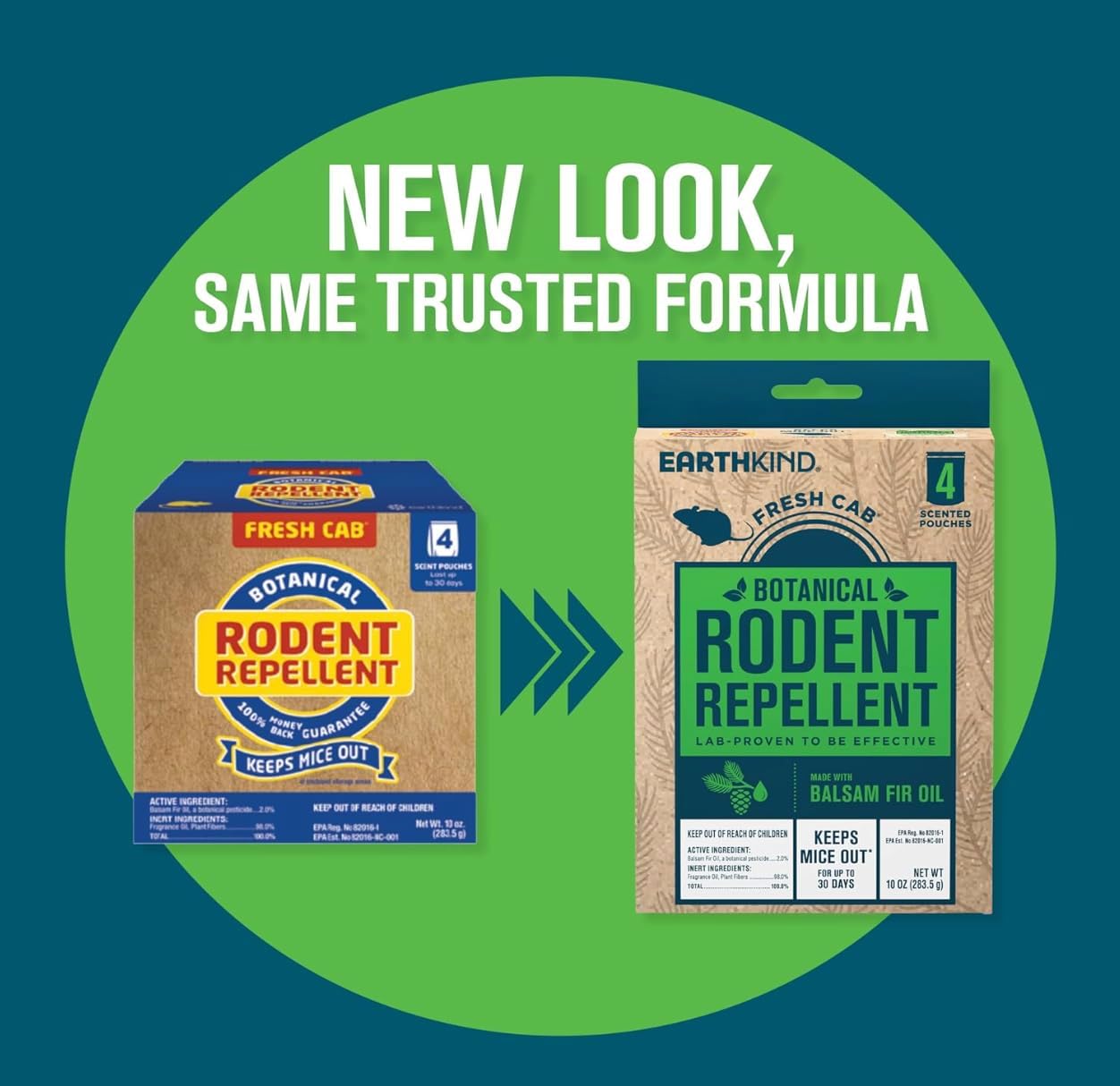 Rodent Repellent; Quickly Repelling Pests from Treated Areas; Preventing Re-Infestation for up To 3 Months; Safe for Children, Pets and the Environment; Non-Toxic; 8-Scent Pouches