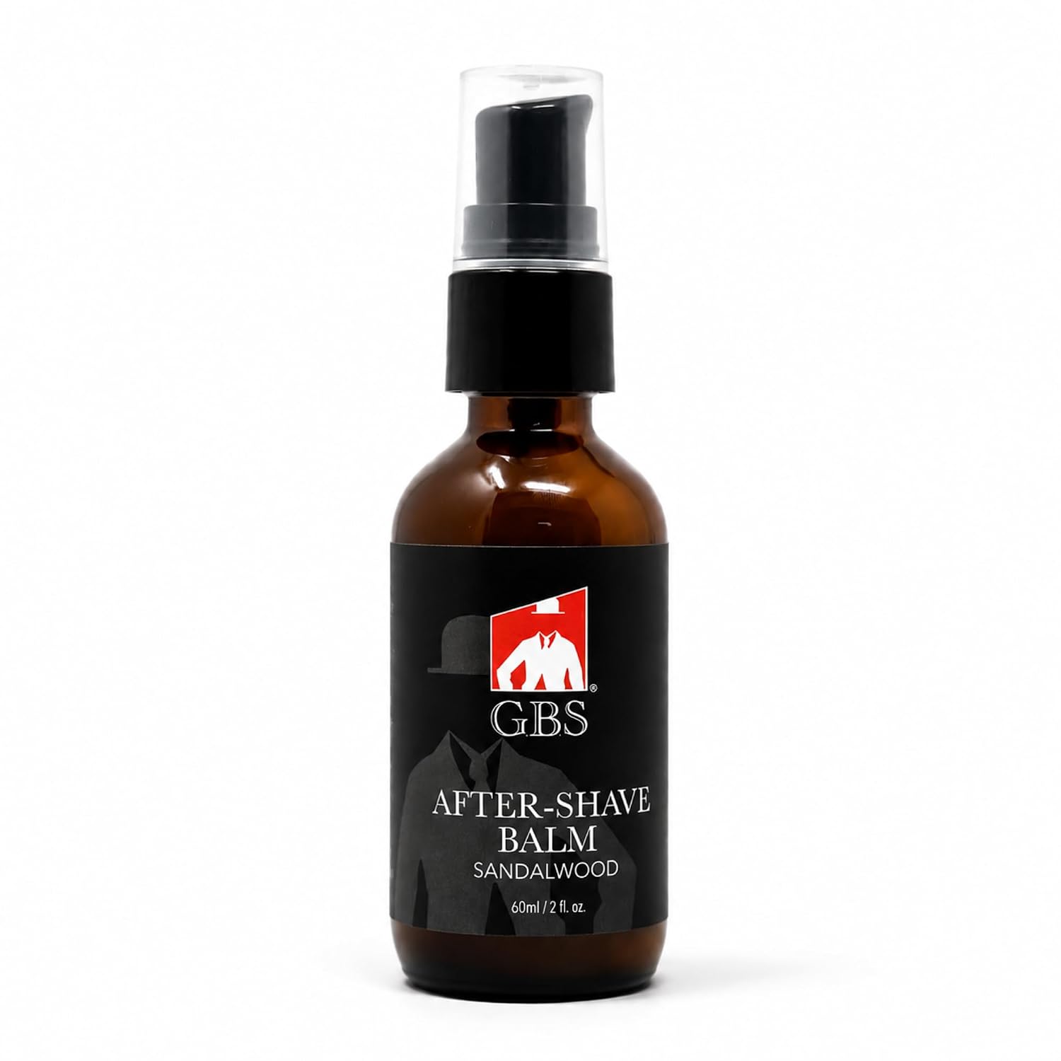 G.B.S Men’s Aftershave Balm - Premium Sandalwood Scent - Soothes Razor Burn & Moisturizes Sensitive Skin - Fast-Absorbing Formula - 5 Fl Oz