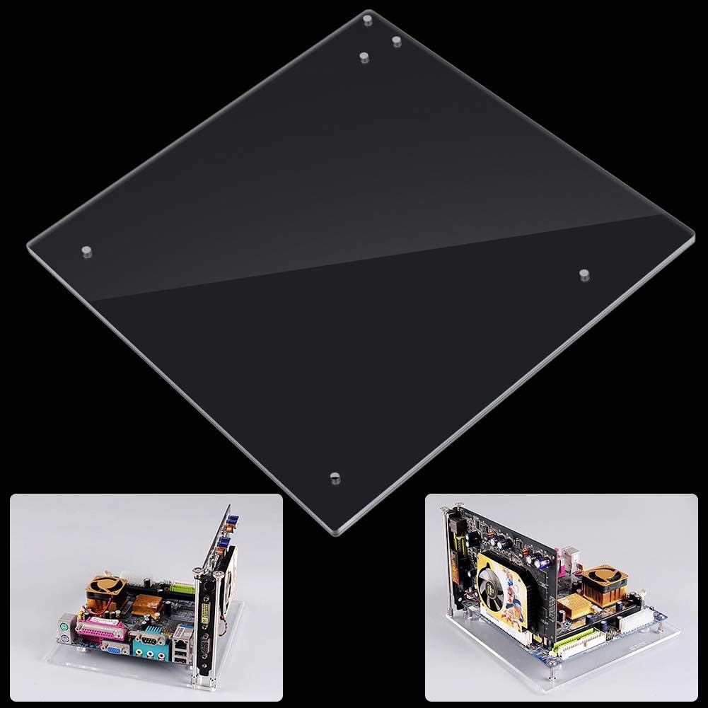 PC Open Frame Test Bench ITX Motherboard Transparent Acrylic Overlock Computer Case DIY Mod Base Stand - ITX Motherboard Test Bench Open Air Frame