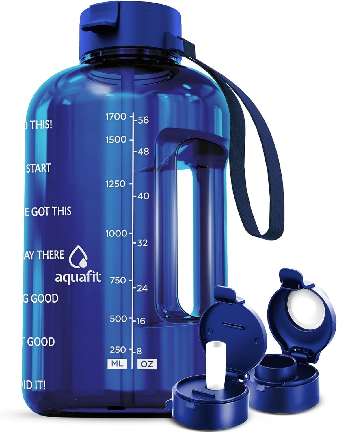 AQUAFIT 1 Gallon Water Bottle with Time Marker