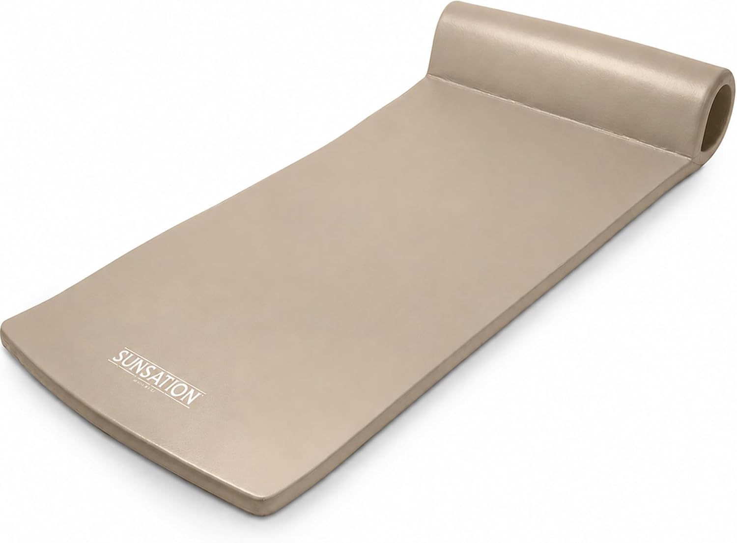TRC Recreation Sunsation 1.75" Thick Foam Pool Float Lounger w/ Headrest for Lounging & Sunbathing in Swimming Pools, Beaches & Lakes, 70" x 26