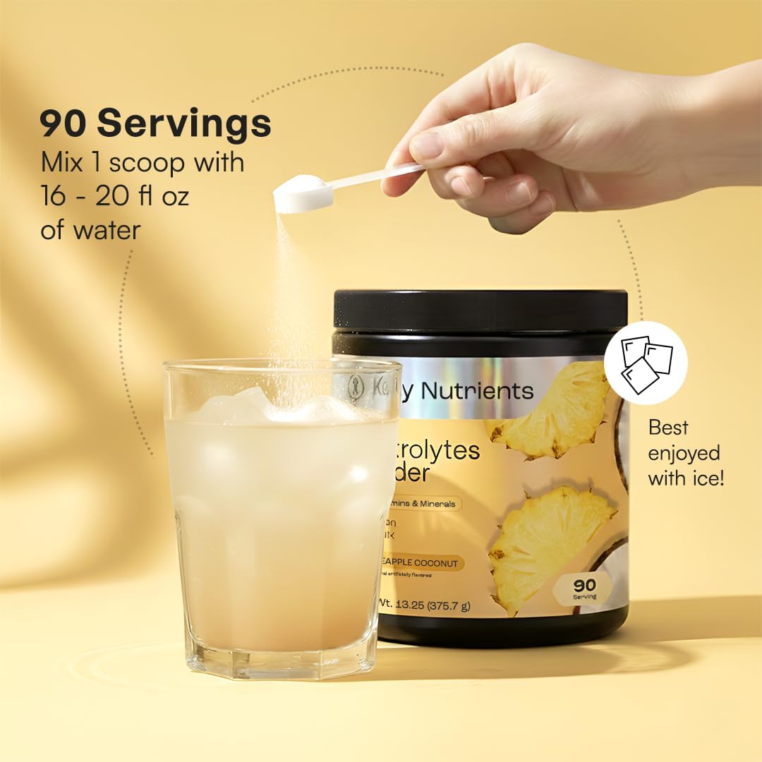 KEY NUTRIENTS Sugar Free Electrolyte Tablets, Hydration Pills, 200 Capsules
