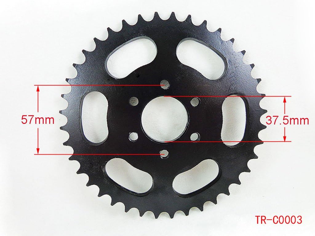 Rear Engine Chain Sprocket 428 40 Teeth for 50cc 90cc 110cc 125cc 150cc 200cc 250cc 300cc Chinese ATV Dirt Bike Quad TaoTao Roketa Sunl