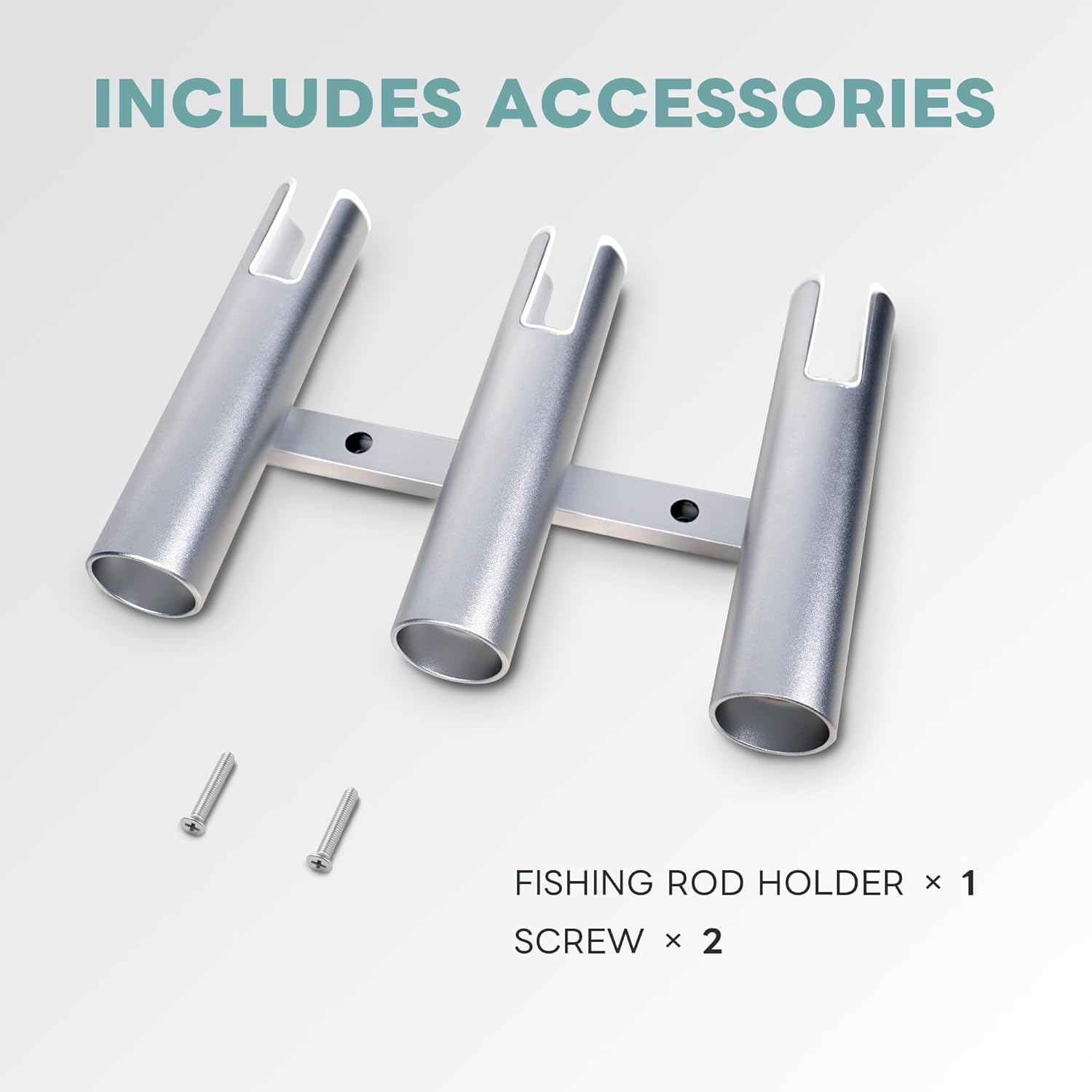 Aluminium Fishing Rod Holders for Boat, Wall-Mounted Fishing Pole Roof Rod Rack,Surf Fishing Rod Holder for Truck, Boats & Yacht
