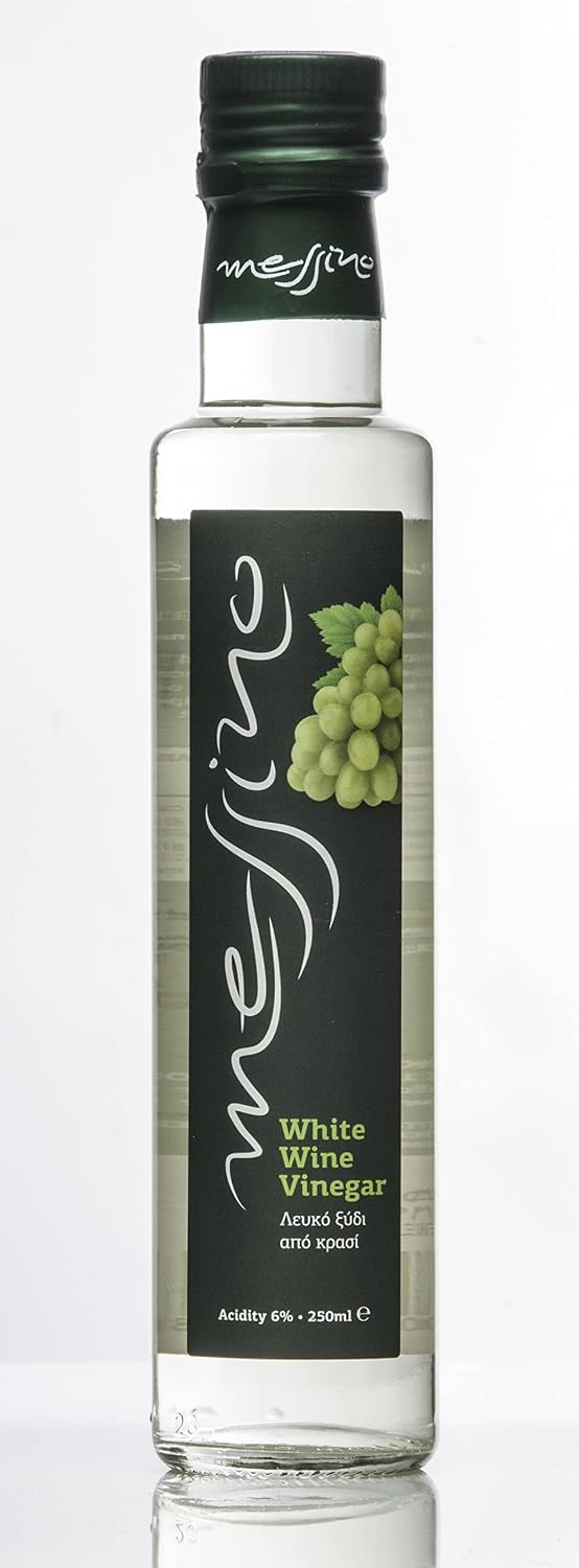 Messino White Wine Vinegar, Greek Vinegar for Salads, 250ml