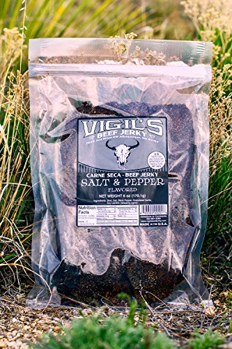 Vigil's Salt and Pepper Beef Jerky 8oz.