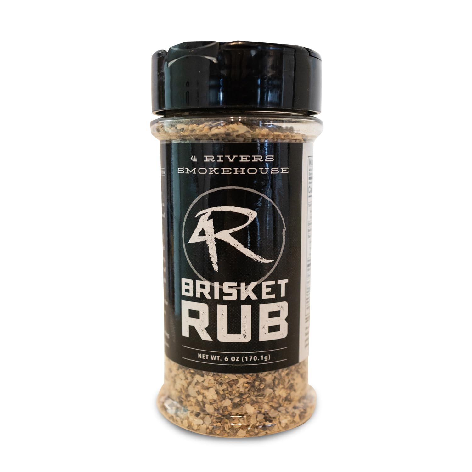 4 Rivers - Smokehouse Brisket Rub - Dry Rub Seasoning for Roasting, Slow-Cooking or Grilling - Premium Blend - Multi-Regional Recipe - Premium Ingredients - 6 oz | Seasoning for Roasting, Slow-Cooking or Grilling, Premium House-Made Blend, Multi-Regional…