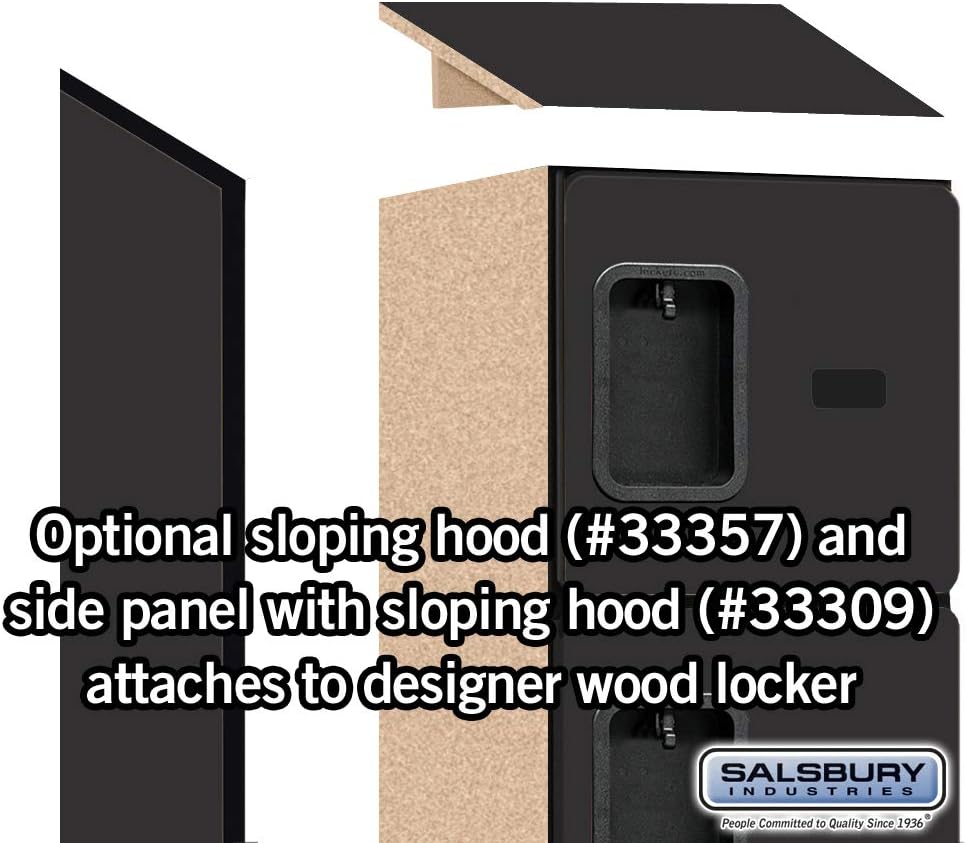 Salsbury Industries 36365MAH Six Tier Box Style Designer Wood Locker, 6' 3" x 15", Mahogany