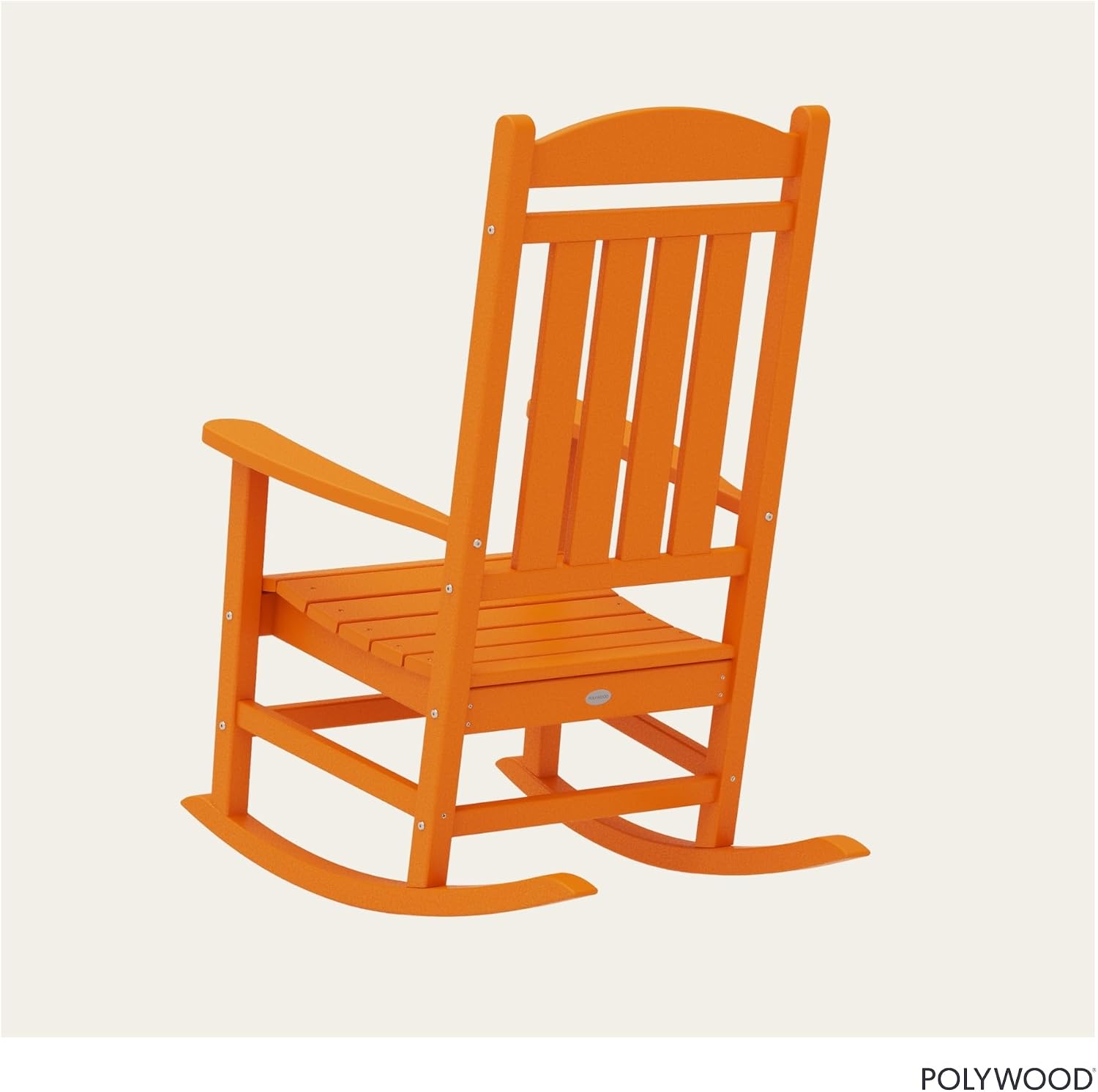 POLYWOOD Presidential Rocking Chair in White