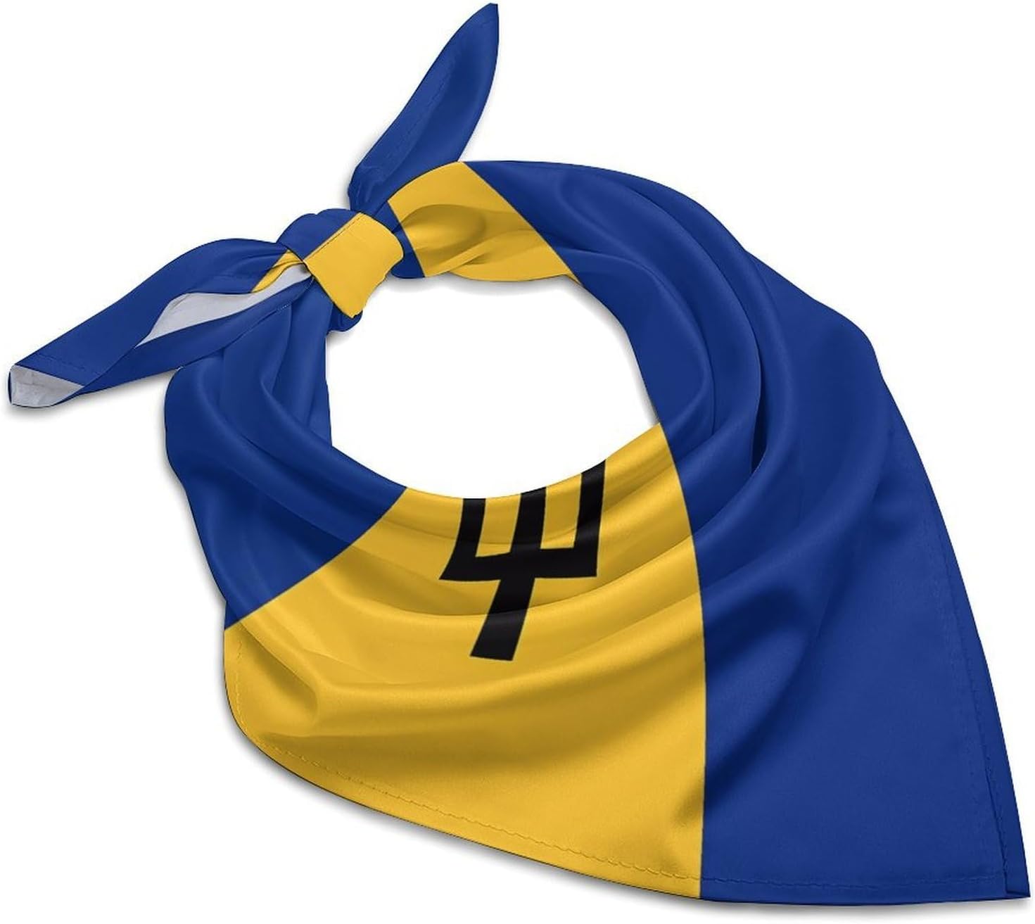 Flag Silk Scarf Head Hair Wraps Bandana Square Satin Head Scarf For Women