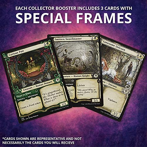 The Gathering Throne of Eldraine Collector Booster | 15 Card Booster Pack | Special Collector Cards